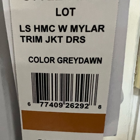 SLNY Silver Layered Wedding Dress - Picture 11 of 13